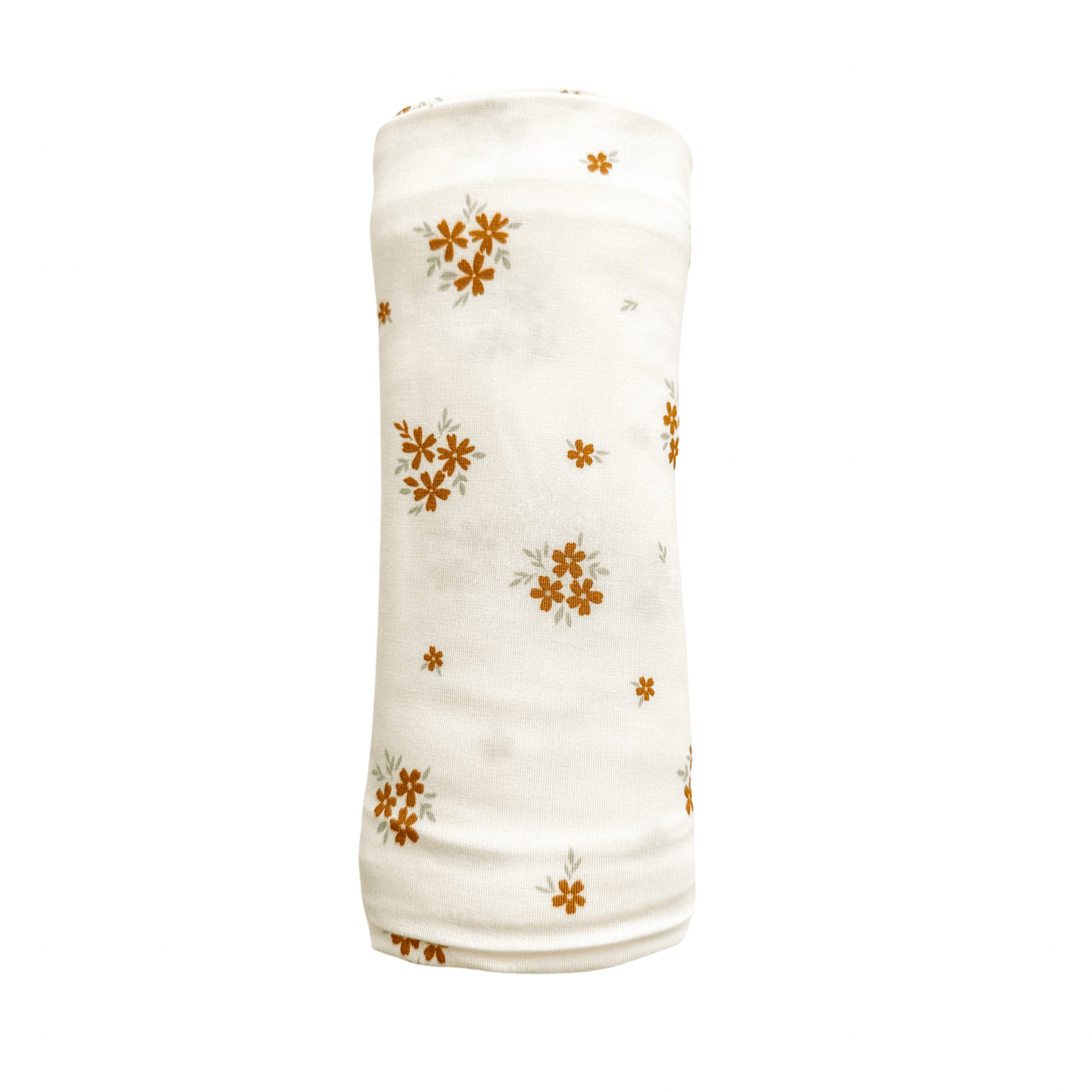 Bamboo Stretch Swaddle - Caramel Bloom - Harp Angel Boutique