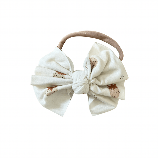 Boho Strawberry One Size Knot Bow Headband - Harp Angel Boutique