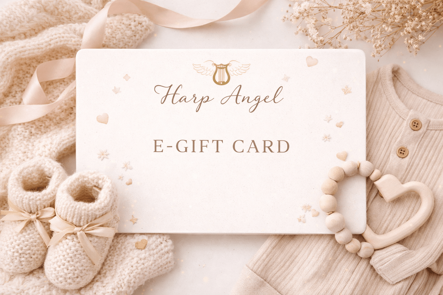 E - Gift Card – Easy, Instant Gift for Everyone - Harp Angel Boutique