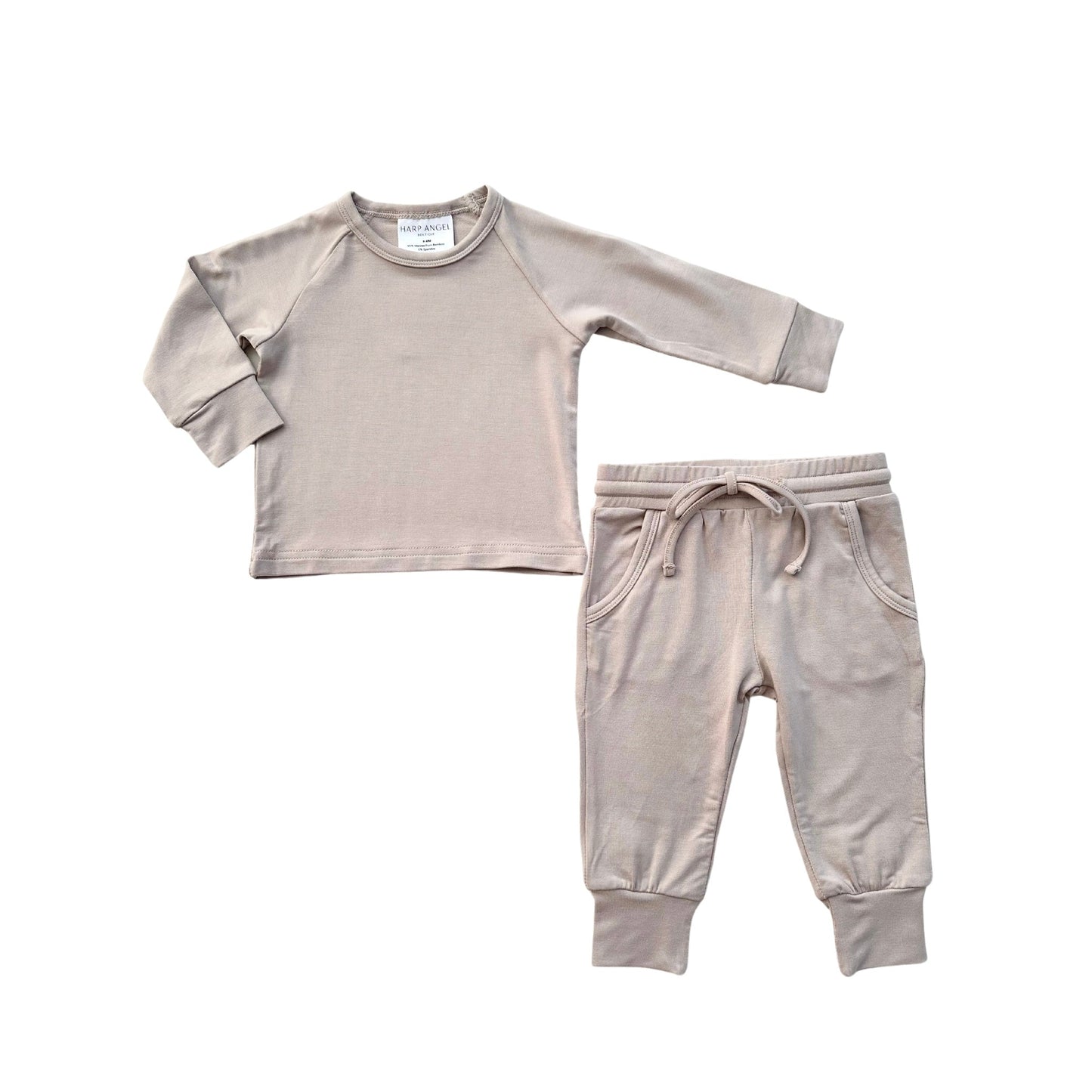 Jogger Set - Tan - Harp Angel Boutique