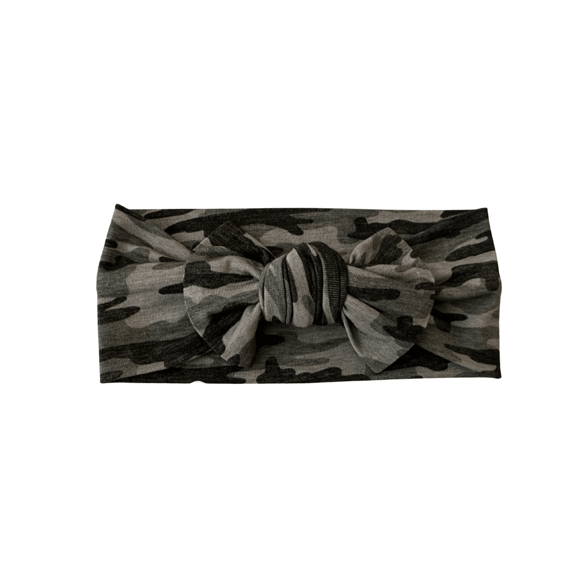Knotted Headband - Camo - Harp Angel Boutique