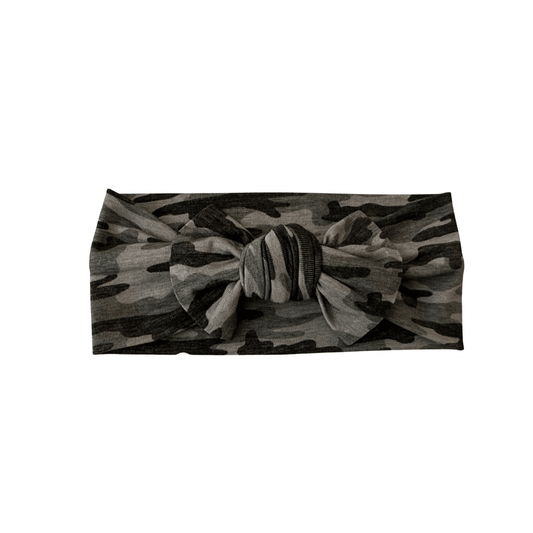 Knotted Headband - Camo - Harp Angel Boutique