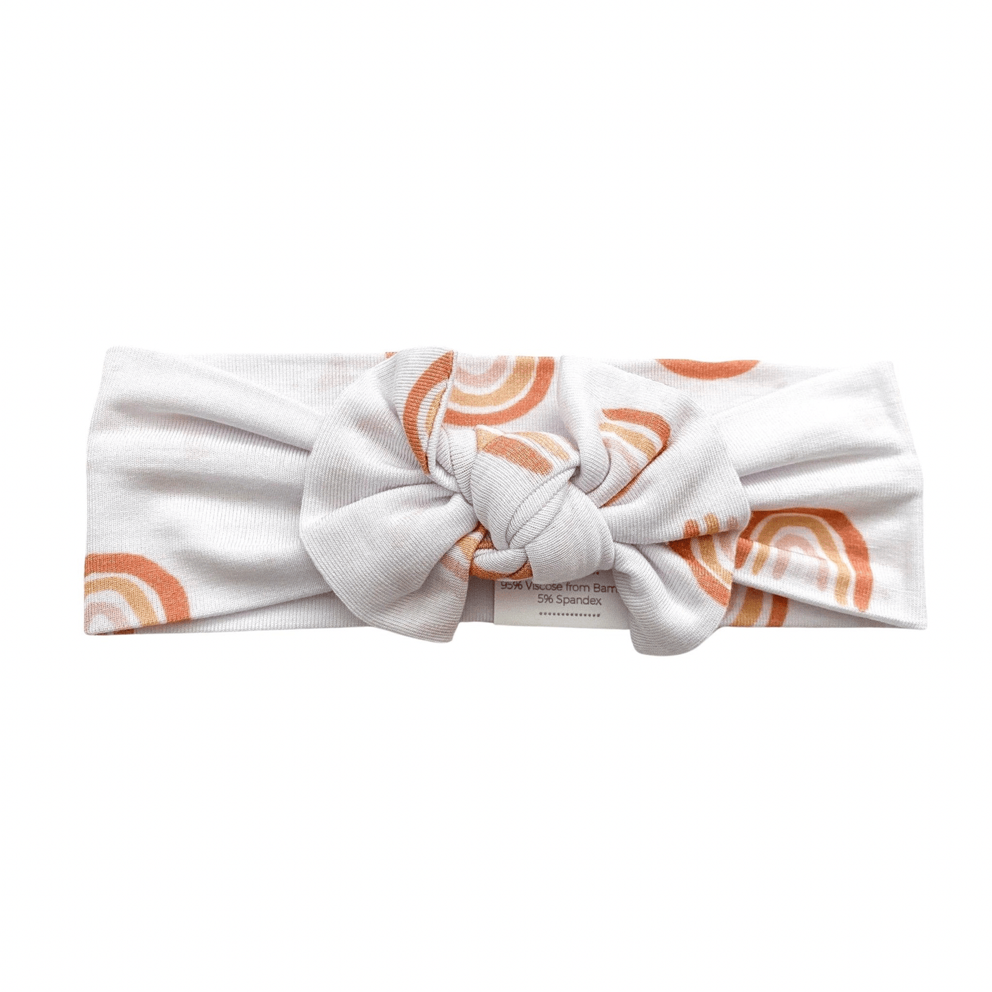 Knotted Headband - Orange Rainbow - Harp Angel Boutique
