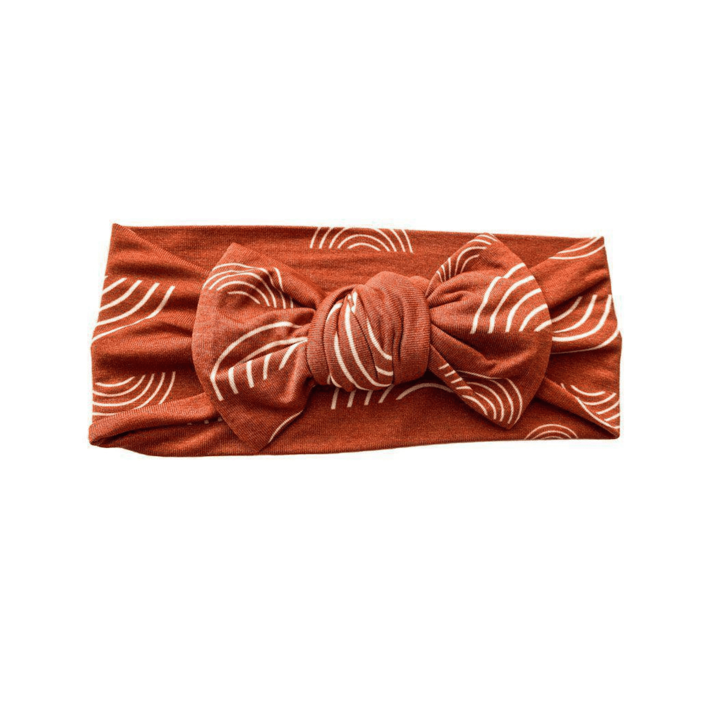 Knotted Headband - Rust Rainbow - Harp Angel Boutique