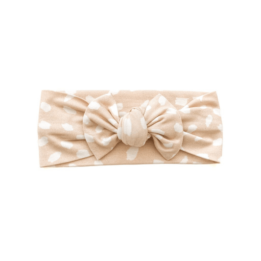 Knotted Headband - Sand Spotted - Harp Angel Boutique