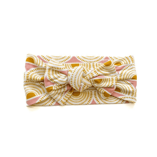 Knotted Headband - Vintage Sunshine - Harp Angel Boutique