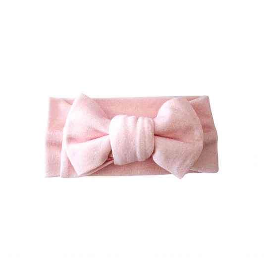 Oversized Top Knot Headband - Pink - Harp Angel Boutique