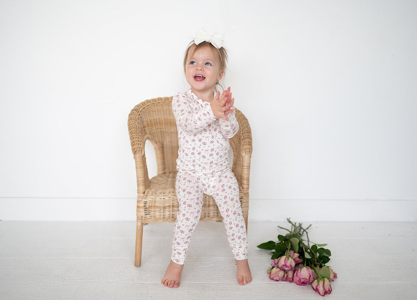 Two - Piece Pajama Set - Cottage Floral - Harp Angel Boutique