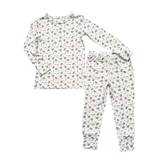 Two - Piece Pajama Set - Cottage Floral - Harp Angel Boutique