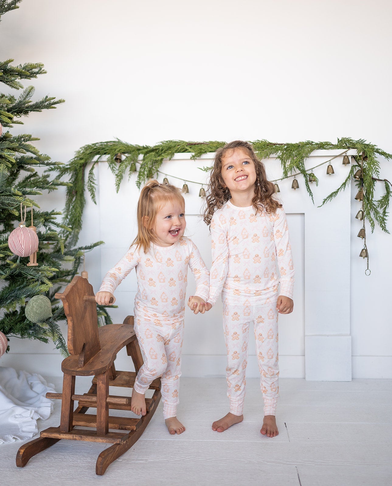 Two - Piece Pajama Set - Gingerbread Dreams - Harp Angel Boutique