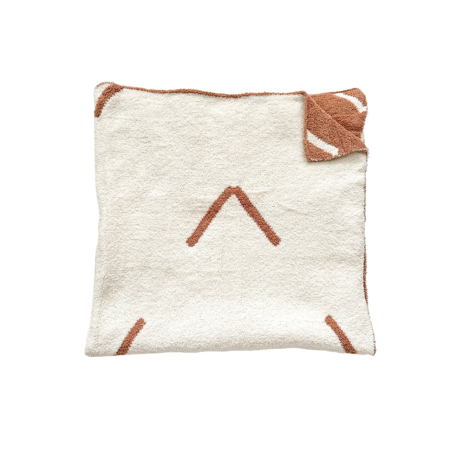 Arrow Blanket - Caramel/Cream - Harp Angel Boutique