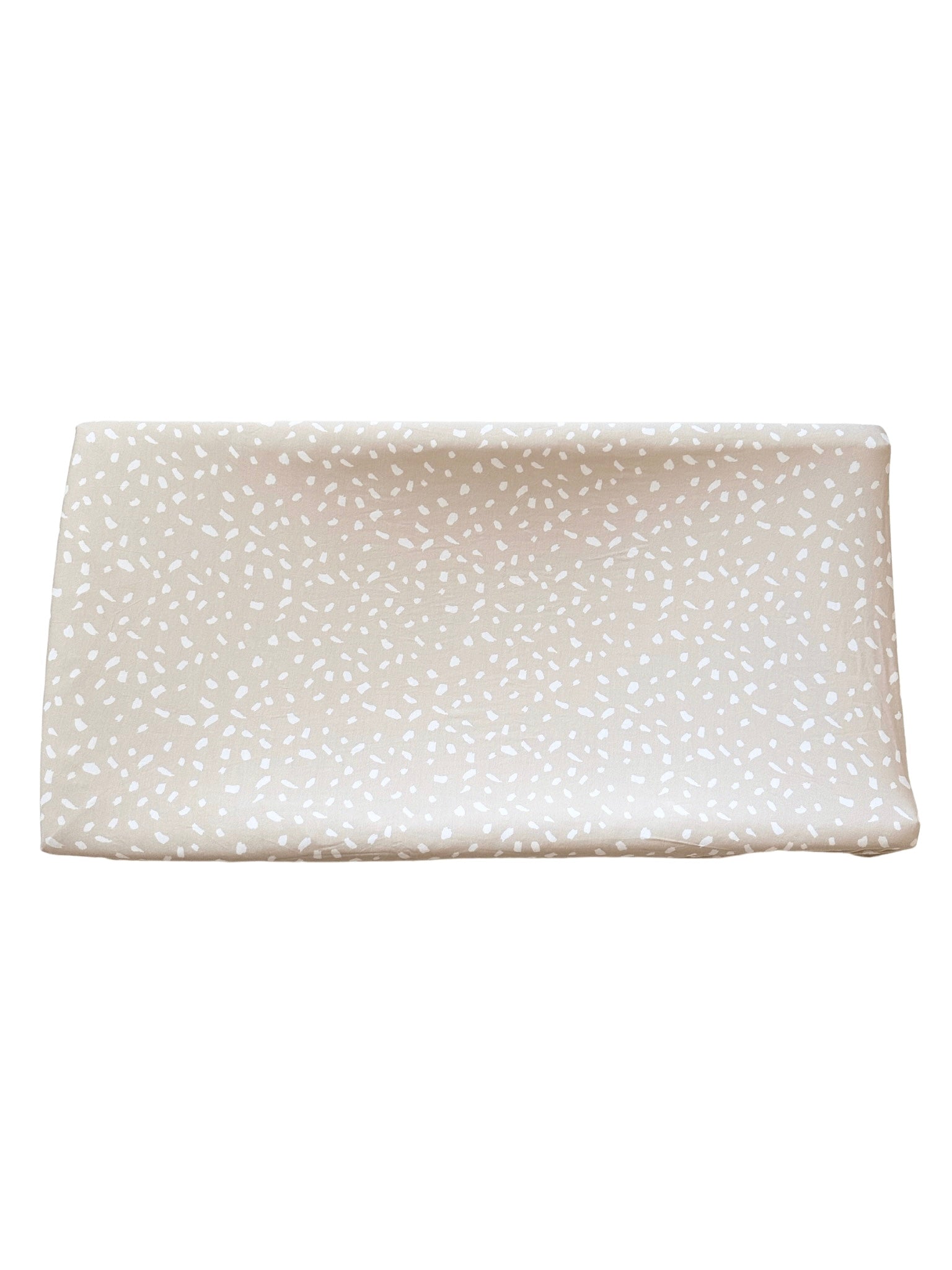 Bamboo Premium Changing Pad Cover - Sand Spotted - Harp Angel Boutique