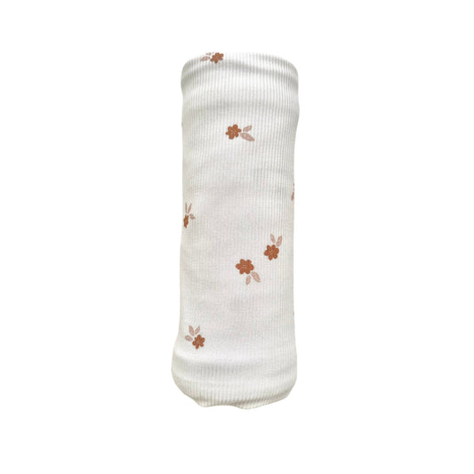 Bamboo Stretch Swaddle - Fleur - Harp Angel Boutique