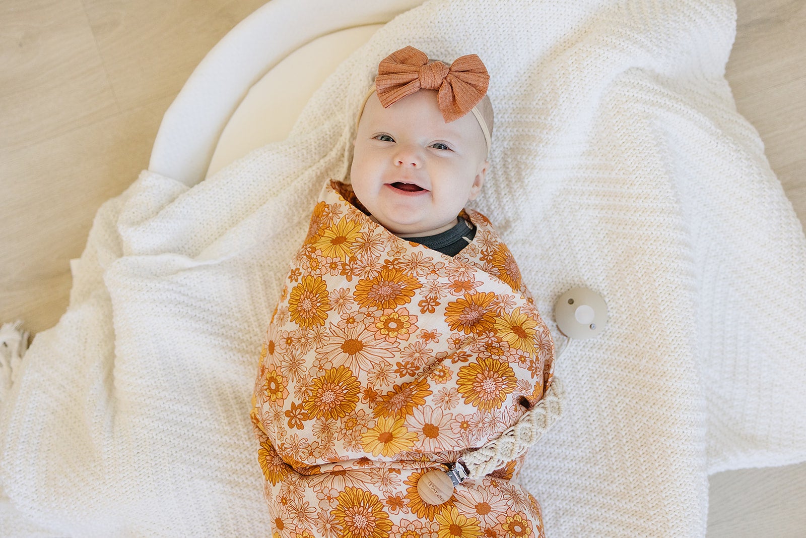 Floral swaddle clearance blanket