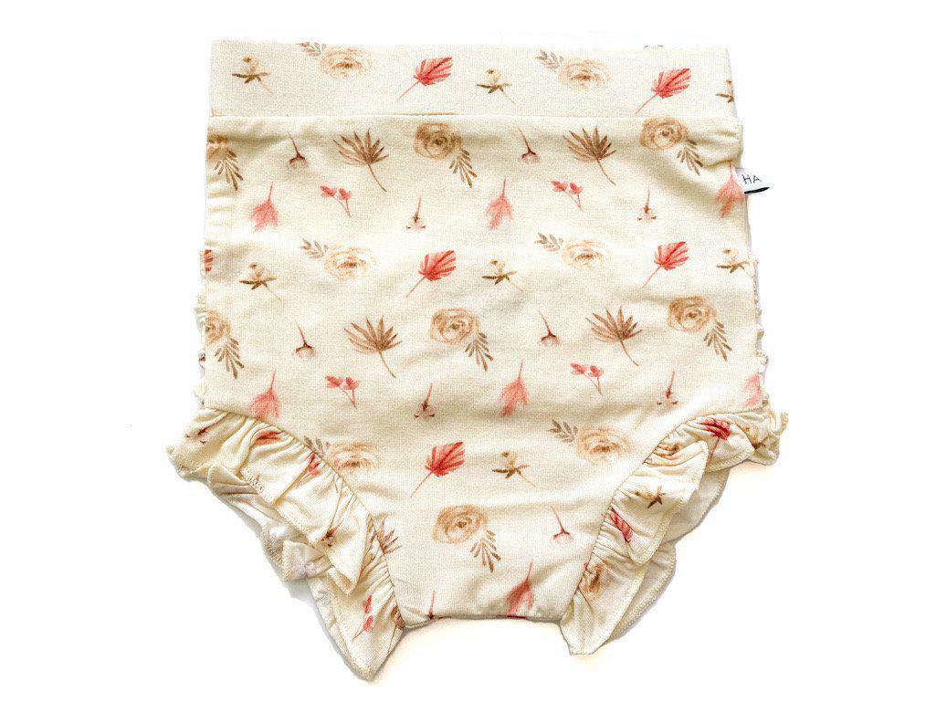 Boho Floral Ruffle Baby Bloomers - Harp Angel Boutique
