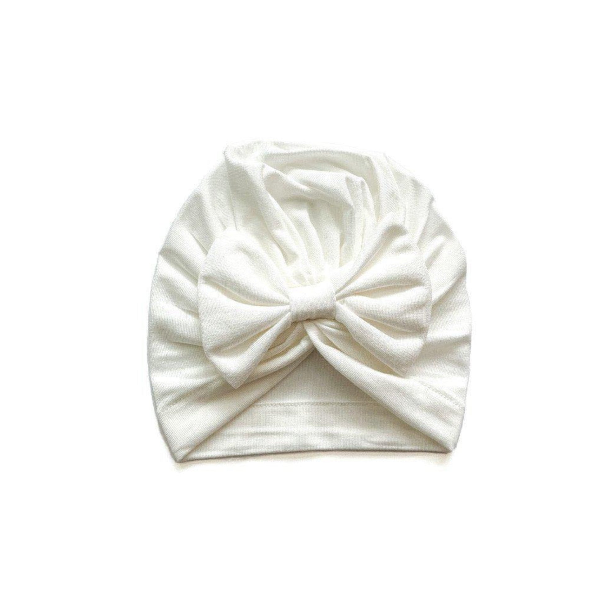 Baby Bow Turban Hat – Soft Stylish for Babies Harp Angel Boutique