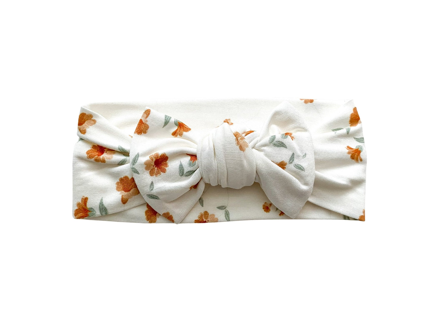 Falling Floral Bow Headband - Harp Angel Boutique