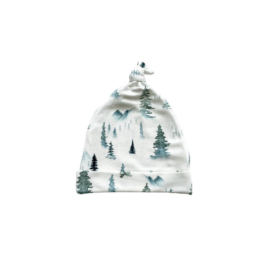 Knot Hat - Green Forest - Harp Angel Boutique
