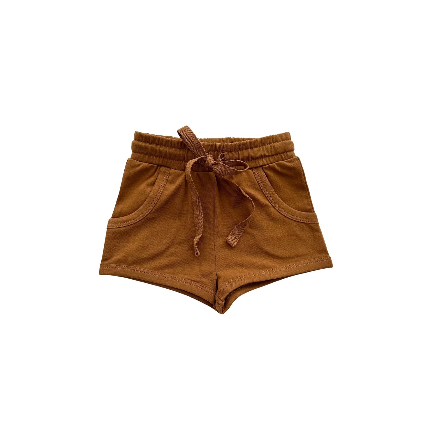 Organic Shorts - Caramel - Harp Angel Boutique