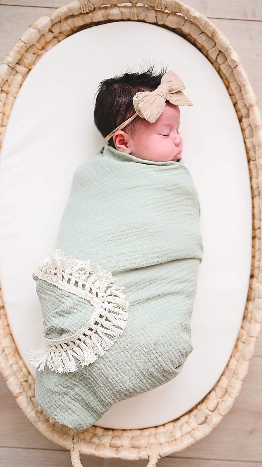 Sage 2024 green swaddle