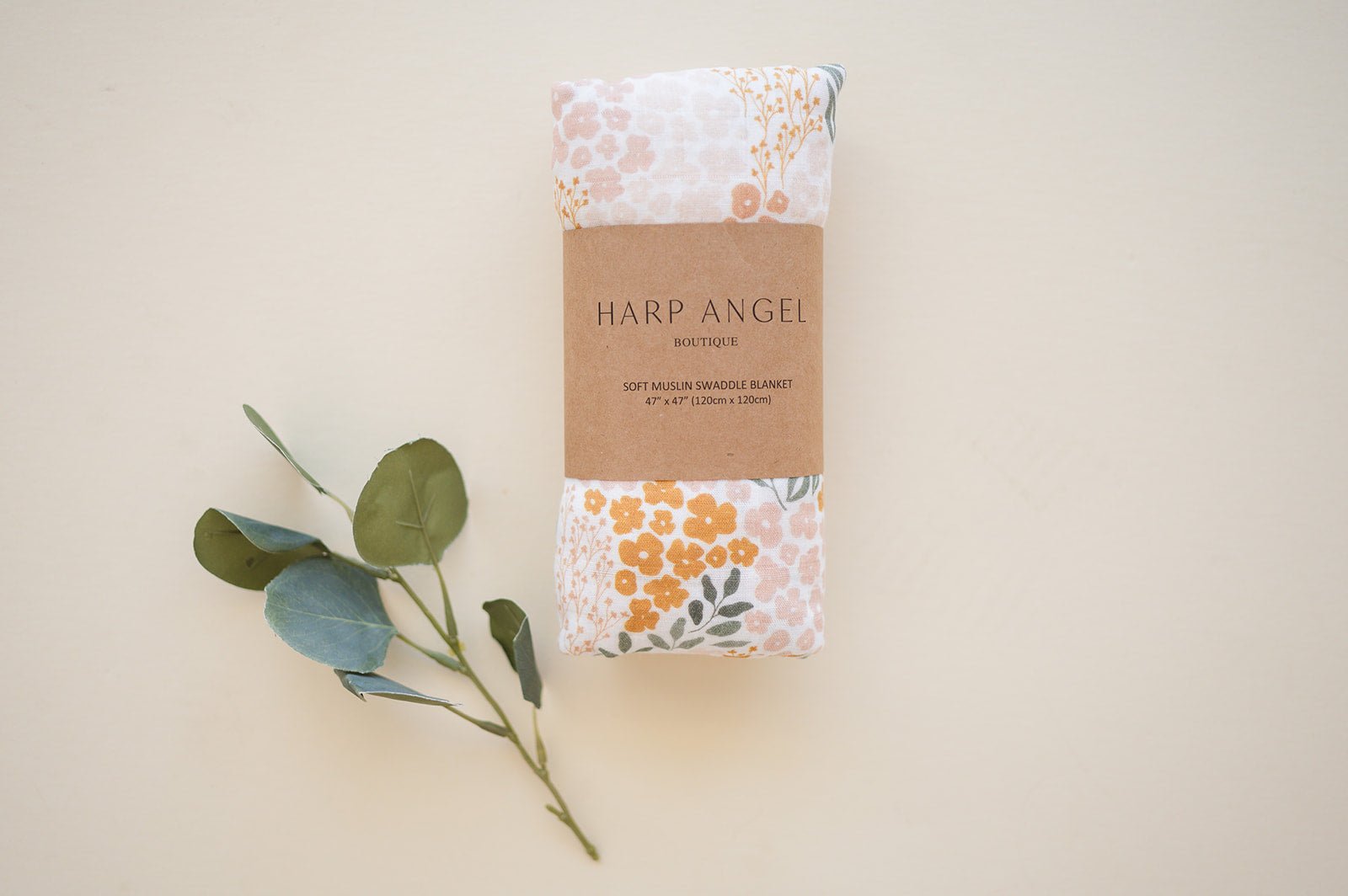 Spring Bloom Muslin Swaddle Blanket - Harp Angel Boutique