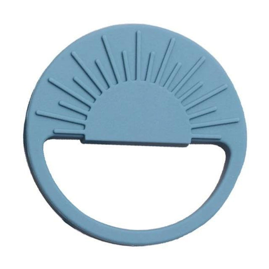 Sunshine Baby Teether (Dusty Blue) - Harp Angel Boutique