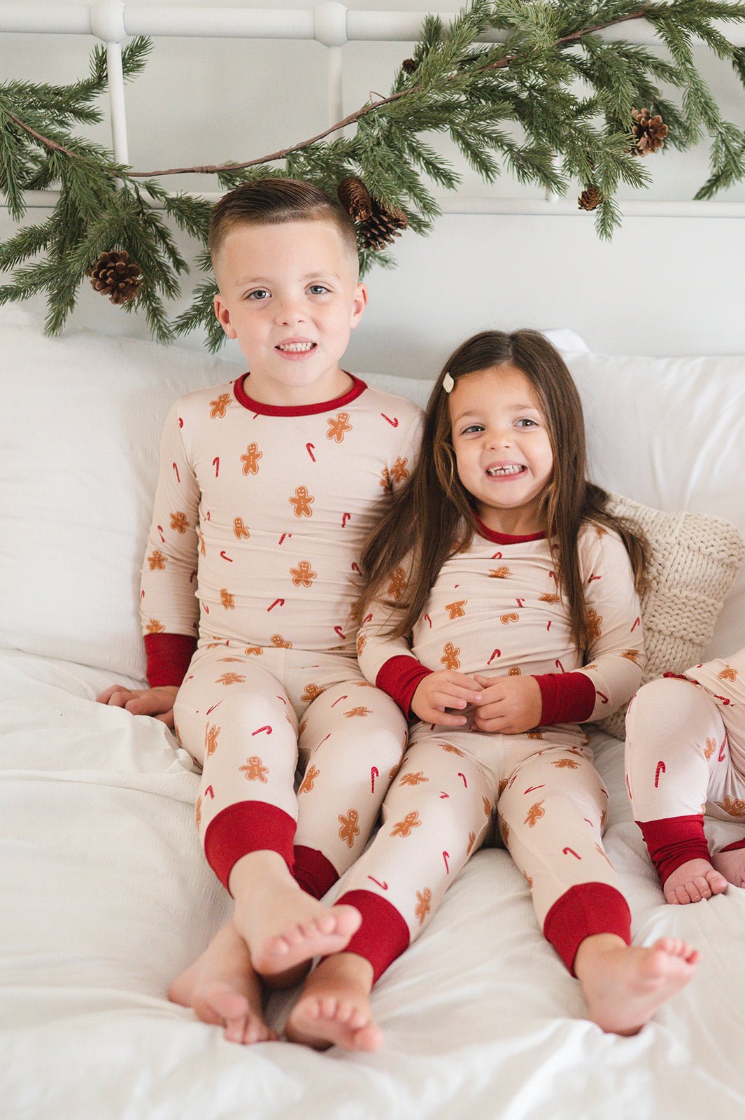 Two-Piece Pajama Set - Gingerbread - Harp Angel Boutique